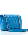 Nappa Quilted Virtus Bag Blue