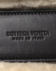 Calfskin Shearling Bang Bang Vanity Case Light Brown Teddy