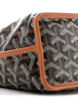 Goyardine Reversible Mini Anjou Black Gold