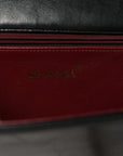 Lambskin Quilted Small Single Flap Bag Black
