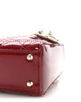 Patent Cannage Mini Lady D1OR Red