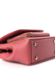 Caviar Quilted Small Business Affinity Flap Pink