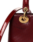 Patent D1ORissimo Medium Lady D1OR Burgundy Red