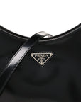 Spazzolato Large Cleo Adjustable Strap Shoulder Bag Black
