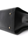 Caviar Small Studded Deauville Tote Black