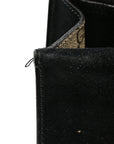 GG Supreme Monogram Medium Dionysus Shoulder Bag Black