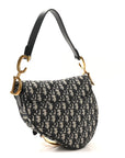 Oblique Saddle Bag Blue