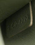 Shiny Calfskin Triomphe Shoulder Bag Celadon
