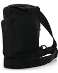 Nylon Logo Explorer Crossbody Messenger Bag Black