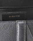 Grained Calfskin Saddle Bag Black