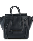 Drummed Calfskin Mini Luggage Orage