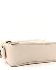 Perforated Calfskin Leggero Intrecciato Belt Bag Mist Plaster