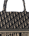 Oblique Large Book Tote Blue Multicolor