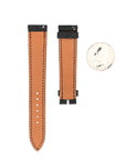 Shiny Alligator Heure H Hour Watch 30mm Strap Black