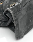 Agneau Giant 12 Gold Hardware City Gris Fossile