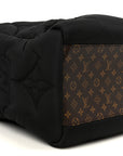 Econyl Monogram Pillow Giant Onthego MM Black