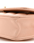 Caviar Quilted CC Turnlock Wallet On Chain WOC Beige
