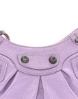 Agneau Arena Le Cagole Shoulder Bag XS Lilac