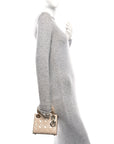 Patent Cannage Mini Lady D1OR Beige