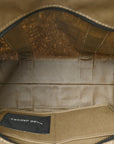 Cotton Canvas Medium The Traveler Tote Bag Slate Green