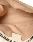 Calfskin Matelasse Small GG Marmont Shoulder Bag White