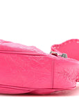 Agneau Arena Le Cagole Shoulder Bag XS Hot Pink