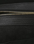 Soft Grained Calfskin Small Belt Cabas Phantom Black