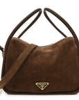 Camoscio Darling Shoulder Bag Cocoa Brown