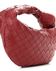 Nappa Intrecciato Mini Jodie Dark Red
