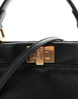 Nappa Mini Peekaboo Iconic Satchel Black