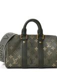 Monogram Surplus Keepall Bandouliere 25 Khaki