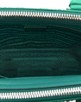 Satin Crystal Mini Galleria Double Zip Tote Mango