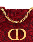Velvet Rose Medium Caro Bag Rouge