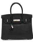 Epsom Birkin 30 Black