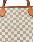 Damier Azur Neo Neverfull MM Rose Ballerine