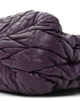 Nappa Matelasse Lux Coffer Bag Purple