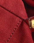 Canvas Mini Deauville Tote Red