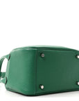 Taurillon Clemence Mini Lindy 20 Vert Vertigo