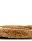 Suede Shearling Le Bisou Doux Camel