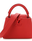Taurillon Mini Capucines Monochrome Red