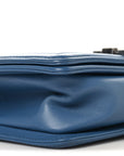 Galuchat Stingray Small Boy Flap Blue