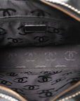Calfskin Wild Stitch Top Handle Bag Black