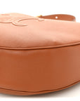 Supple Calfskin Medium Triomphe Heloise Shoulder Bag Tan