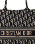 Oblique Large Book Tote Blue Multicolor