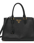 Saffiano Soft Calfskin Tote Black