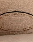 Cuoio Roma Sellerissima Nappa Sintetica Tape Stitch Small Peekaboo I SEE U Satchel Camelia