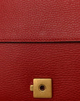 Dollar Calfskin Swarovski Crystal Small Dionysus Shoulder Bag Hibiscus Red