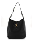 Smooth Calfskin Large Le 5 A 7 Soft Hobo Black