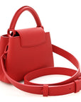 Taurillon Mini Capucines Monochrome Red