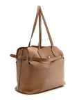 Soft Smooth Calfskin Medium Tote Camel